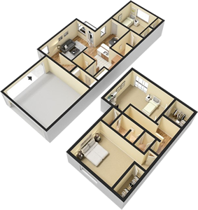 3 Bedroom / 2.5 Bath